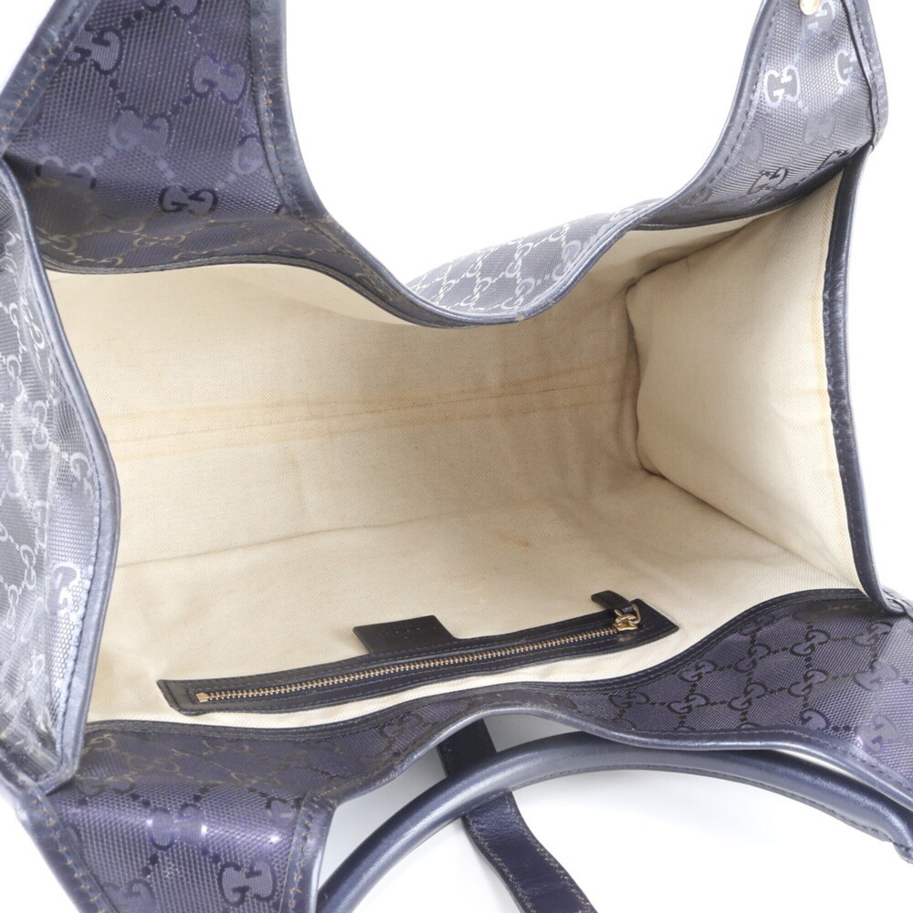 GUCCI Blue Leather Jackie Shoulder Bag - Picture 7 of 9